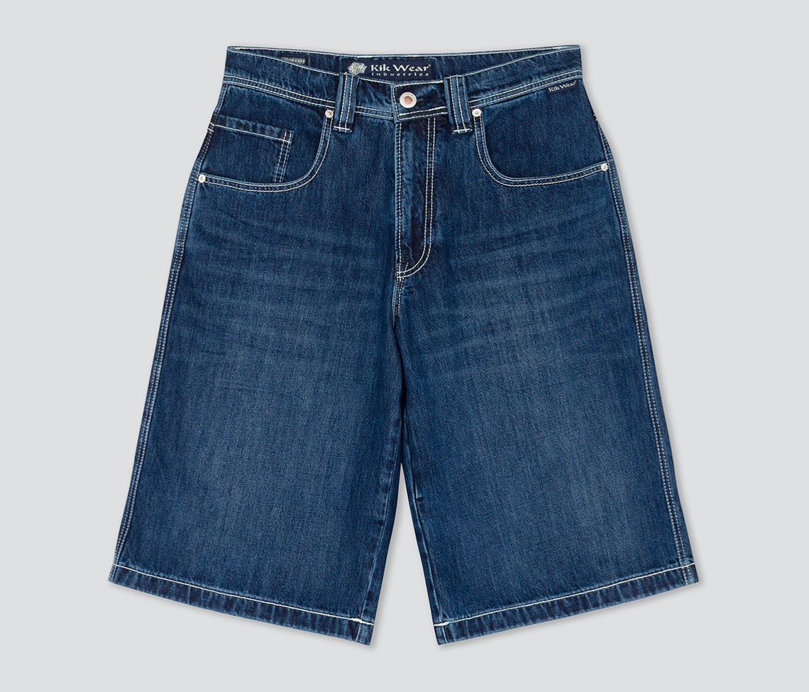 SUPREME GRAFFITI JORT 15" INSEAM AZUL DARK WASH