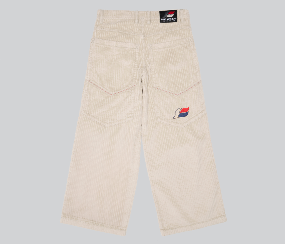 W SUPREME KORDZ 26" 3-WALE CORDUROY KHAKI