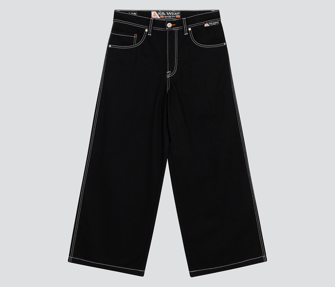 W SUPREME REFLEKTIVE K-HOLE 26" SUPER BLACK RINSE