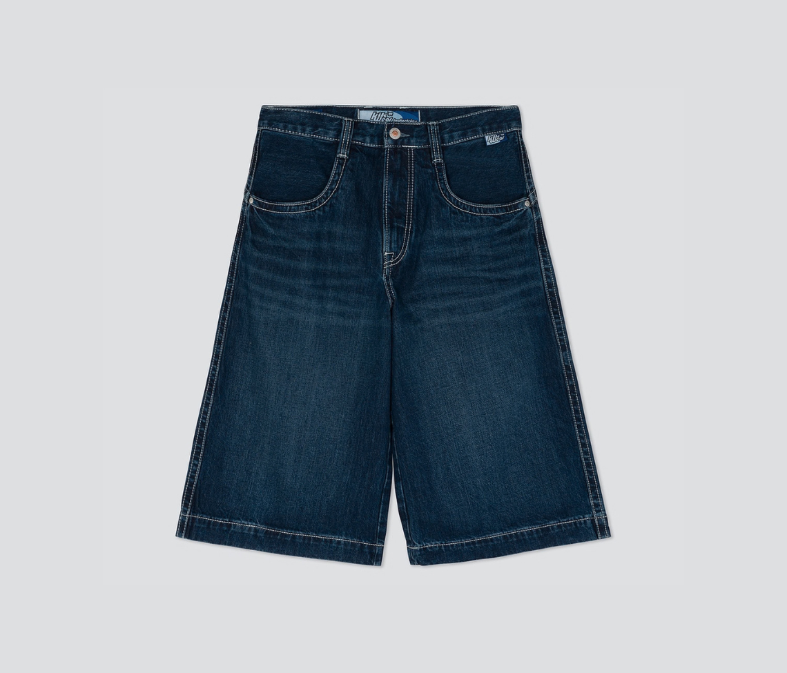 KRAZY KLOWN JORT 18" INSEAM AZUL DARK WASH