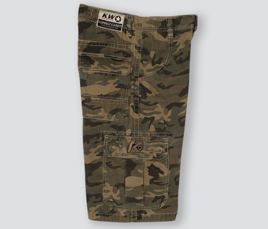 COMBAT CARGO SHORT 15" INSEAM CAMO