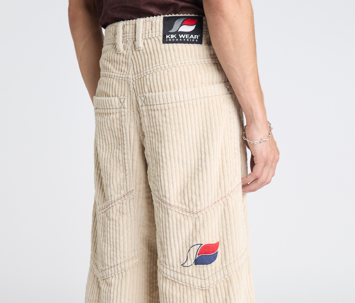 SUPREME KORDZ 26" 3-WALE CORDUROY KHAKI