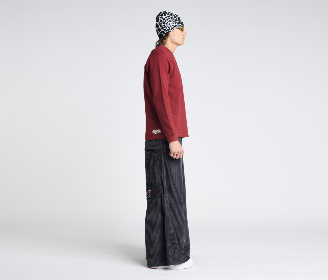 KING KORDZ 36" 3-WALE CORDUROY CHARCOAL
