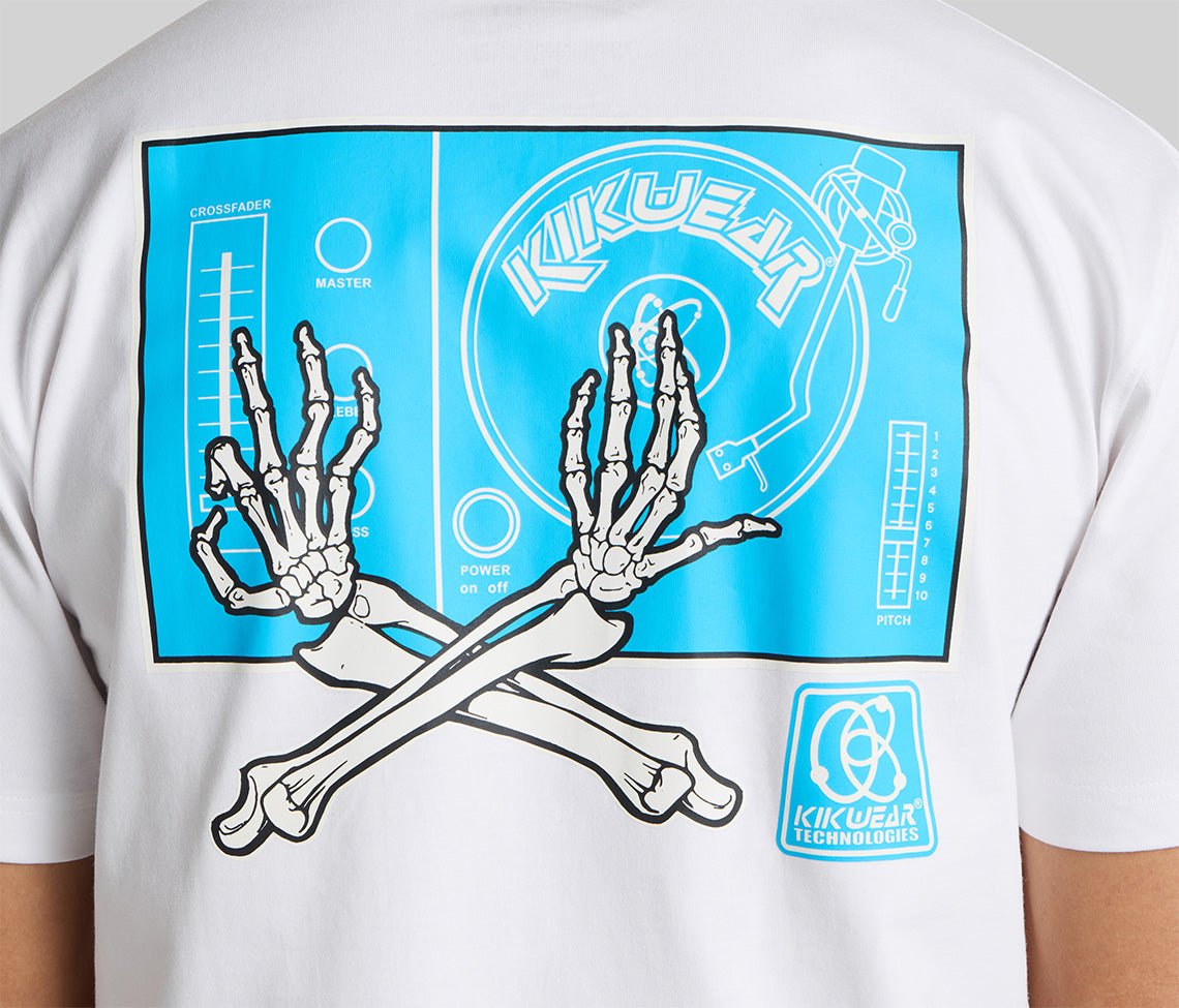 DJ GLOW GRAPHIC TEE - WHITE