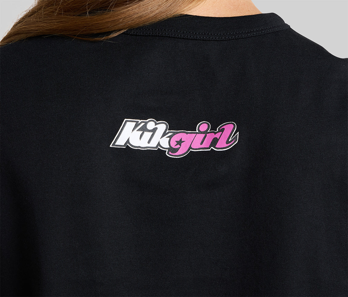 DOUBLE GLOW GRAPHIC TEE - BLACK
