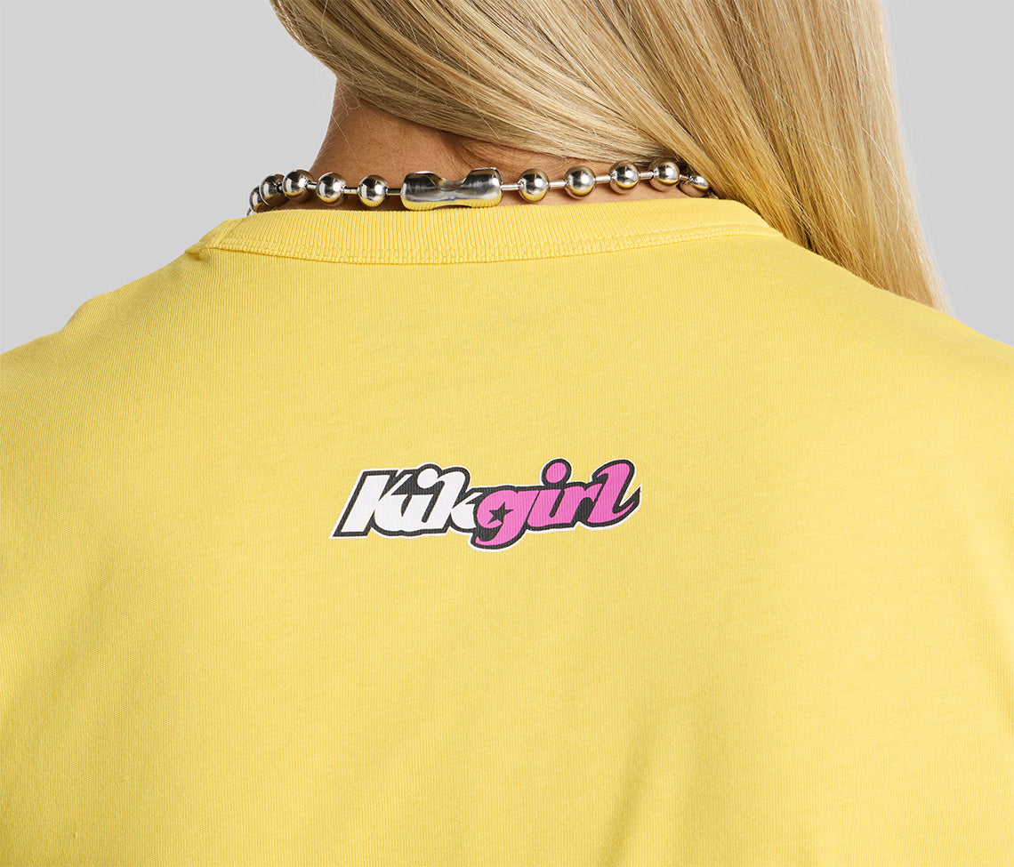 DOUBLE GLOW GRAPHIC TEE - YELLOW