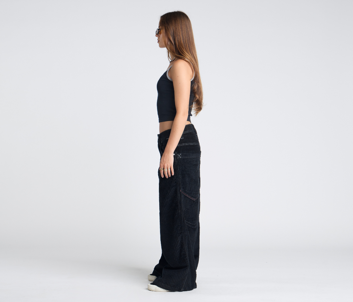 W SUPREME KORDZ 26" 3-WALE CORDUROY BLACK