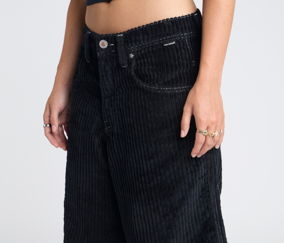 W SUPREME KORDZ 26" 3-WALE CORDUROY BLACK
