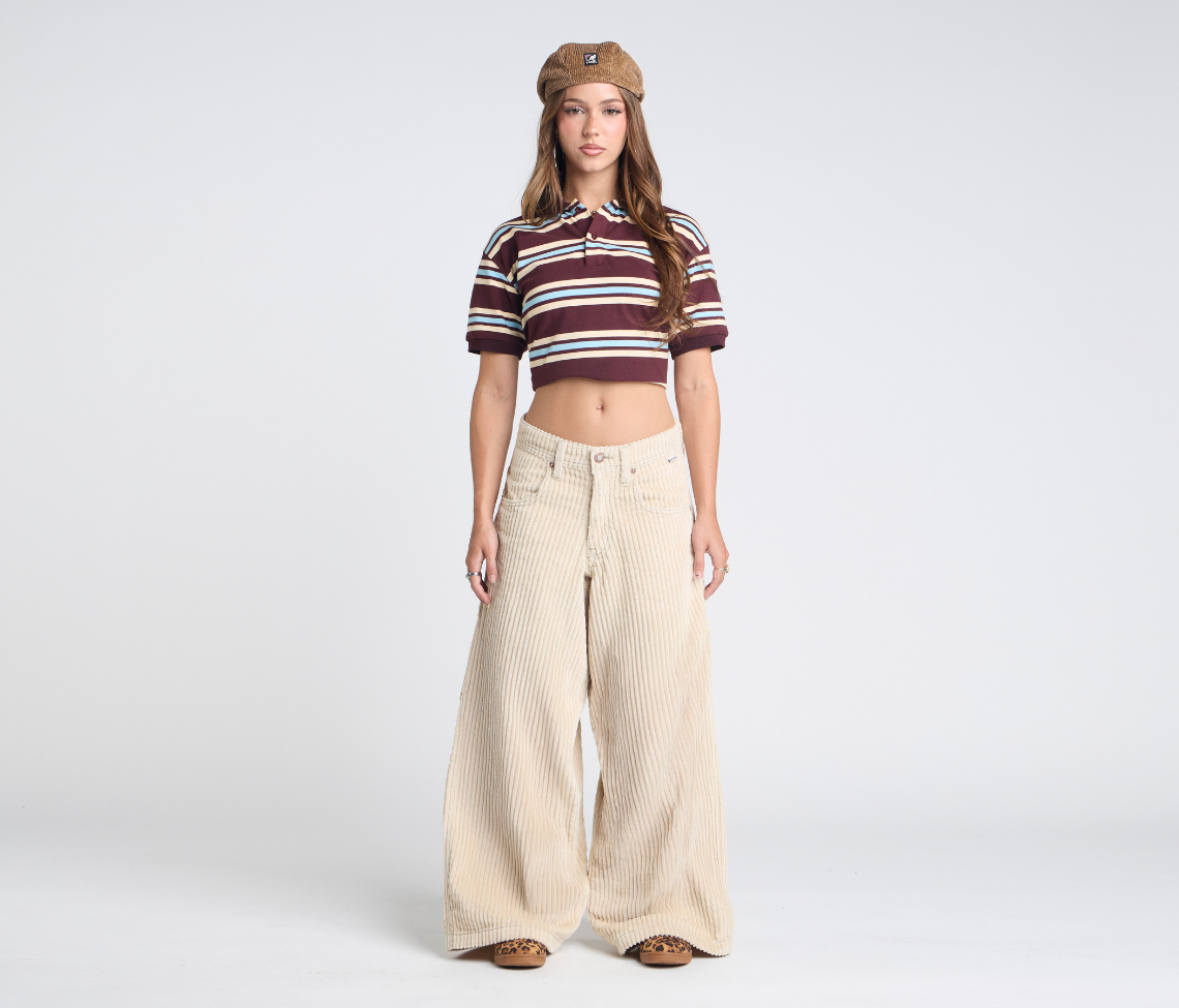 W SUPREME KORDZ 26" 3-WALE CORDUROY KHAKI