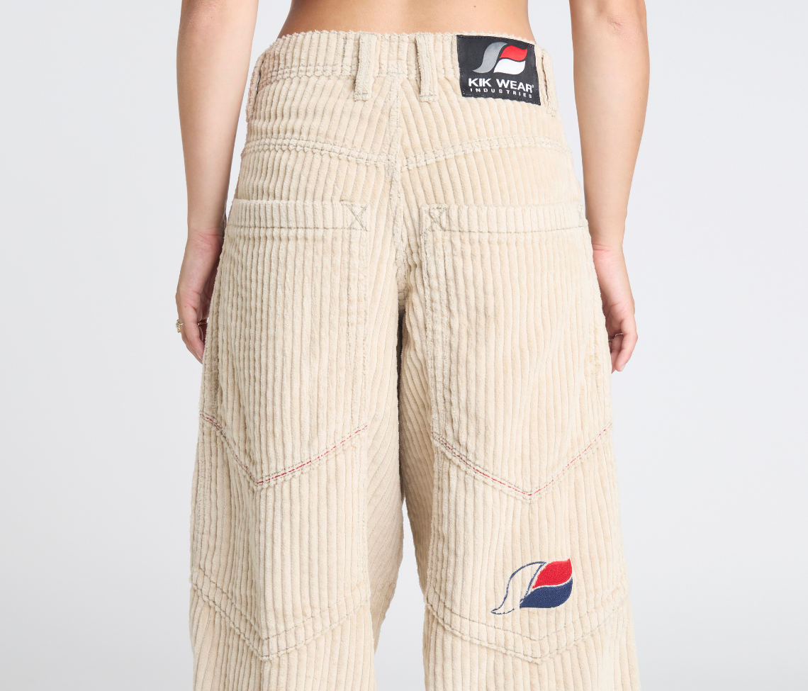 W SUPREME KORDZ 26" 3-WALE CORDUROY KHAKI