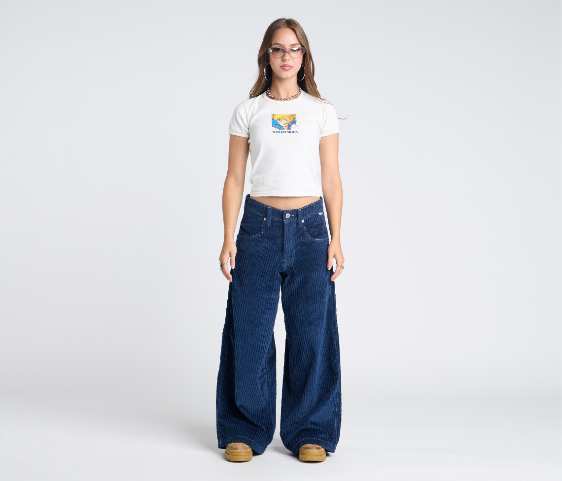 W SUPREME KORDZ 26" 3-WALE CORDUROY NAVY
