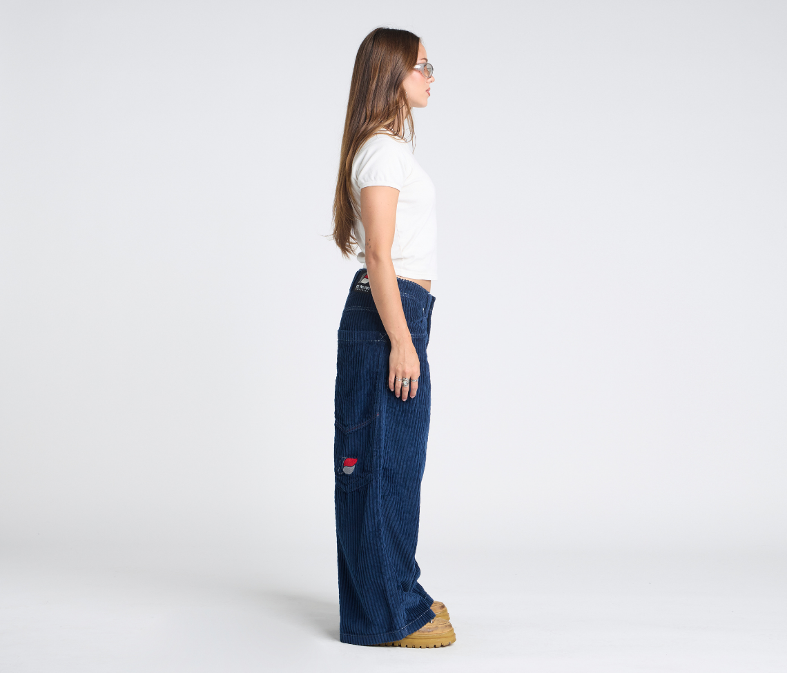 W SUPREME KORDZ 26" 3-WALE CORDUROY NAVY