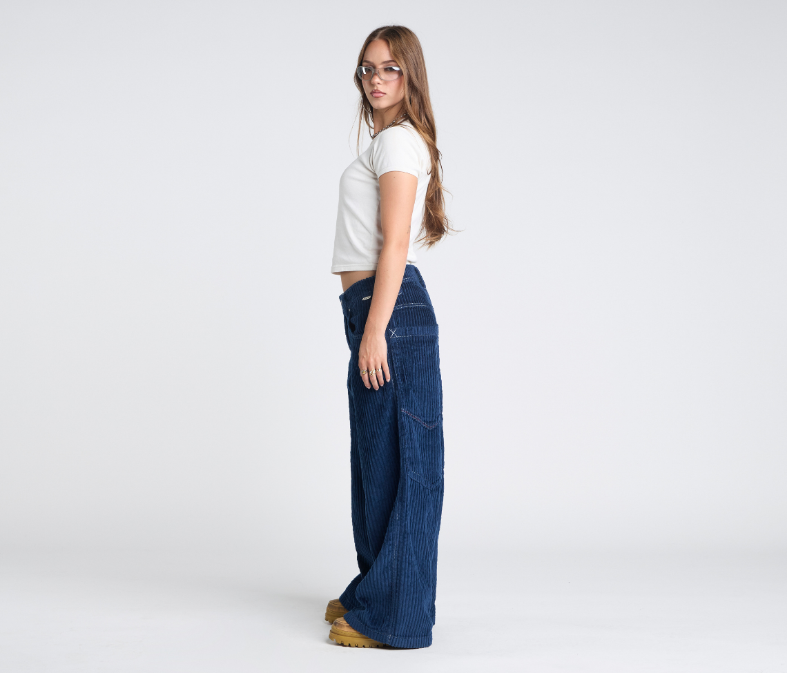 W SUPREME KORDZ 26" 3-WALE CORDUROY NAVY