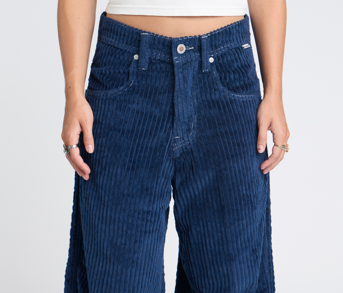 W SUPREME KORDZ 26" 3-WALE CORDUROY NAVY