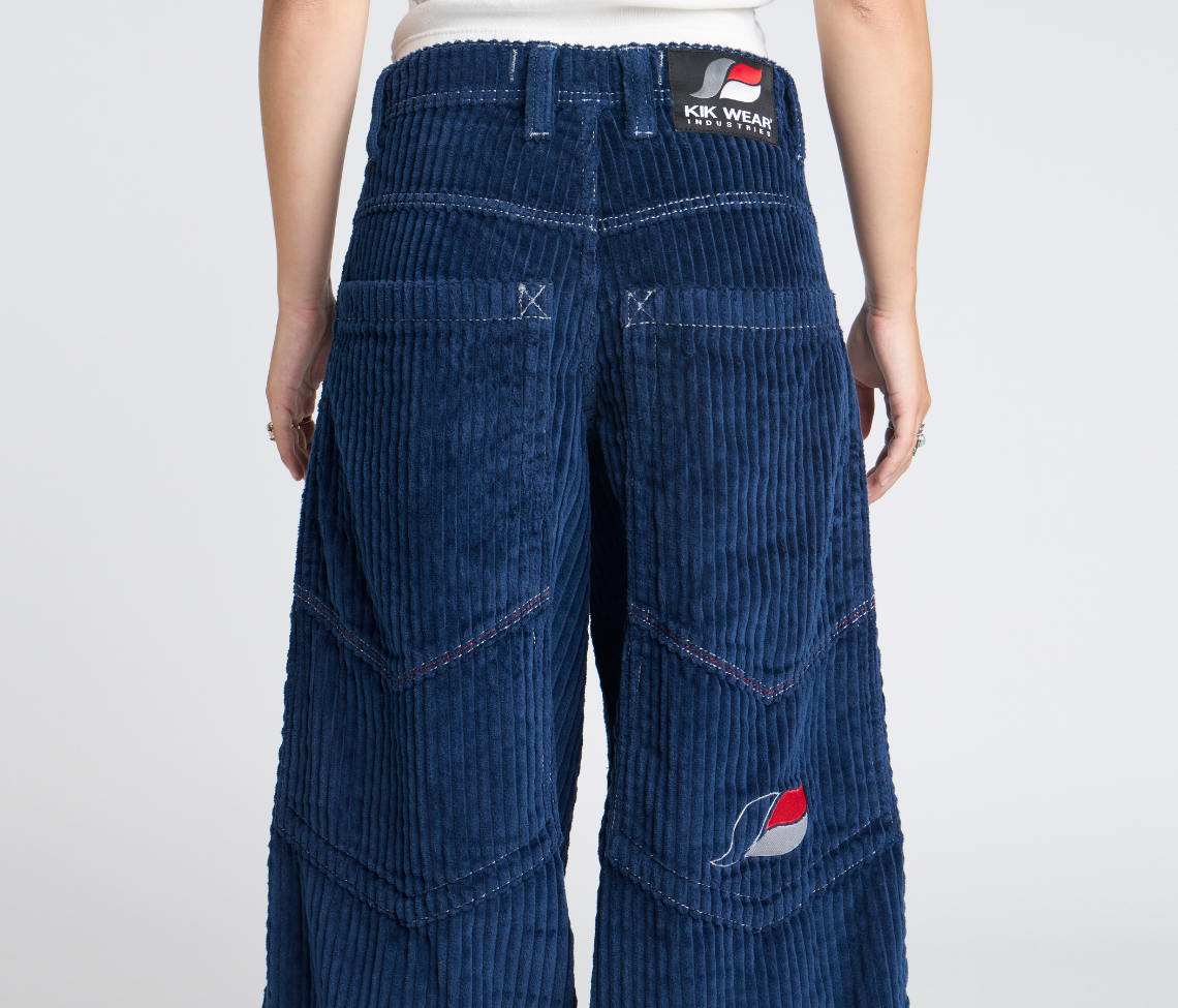 W SUPREME KORDZ 26" 3-WALE CORDUROY NAVY