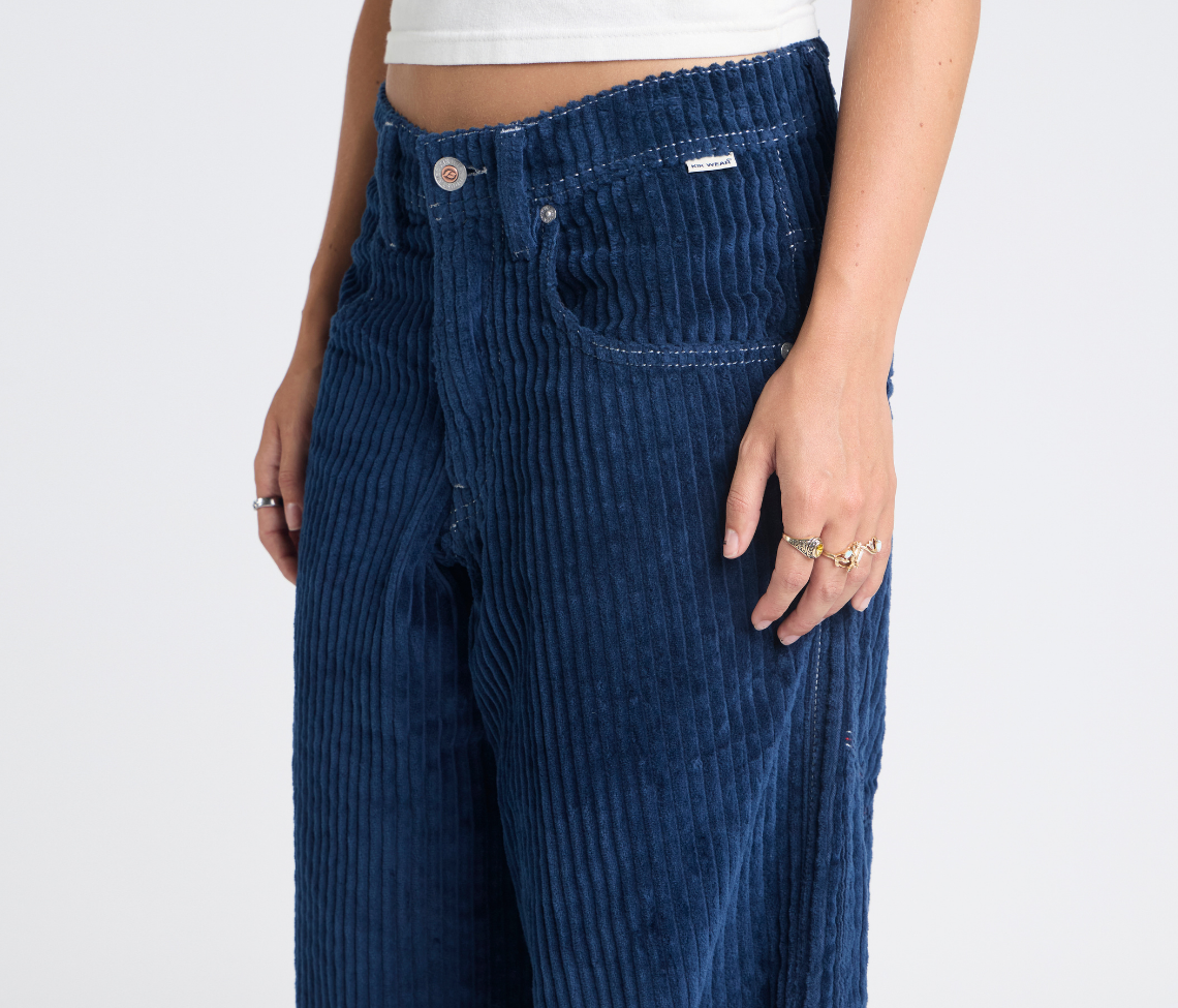 W SUPREME KORDZ 26" 3-WALE CORDUROY NAVY