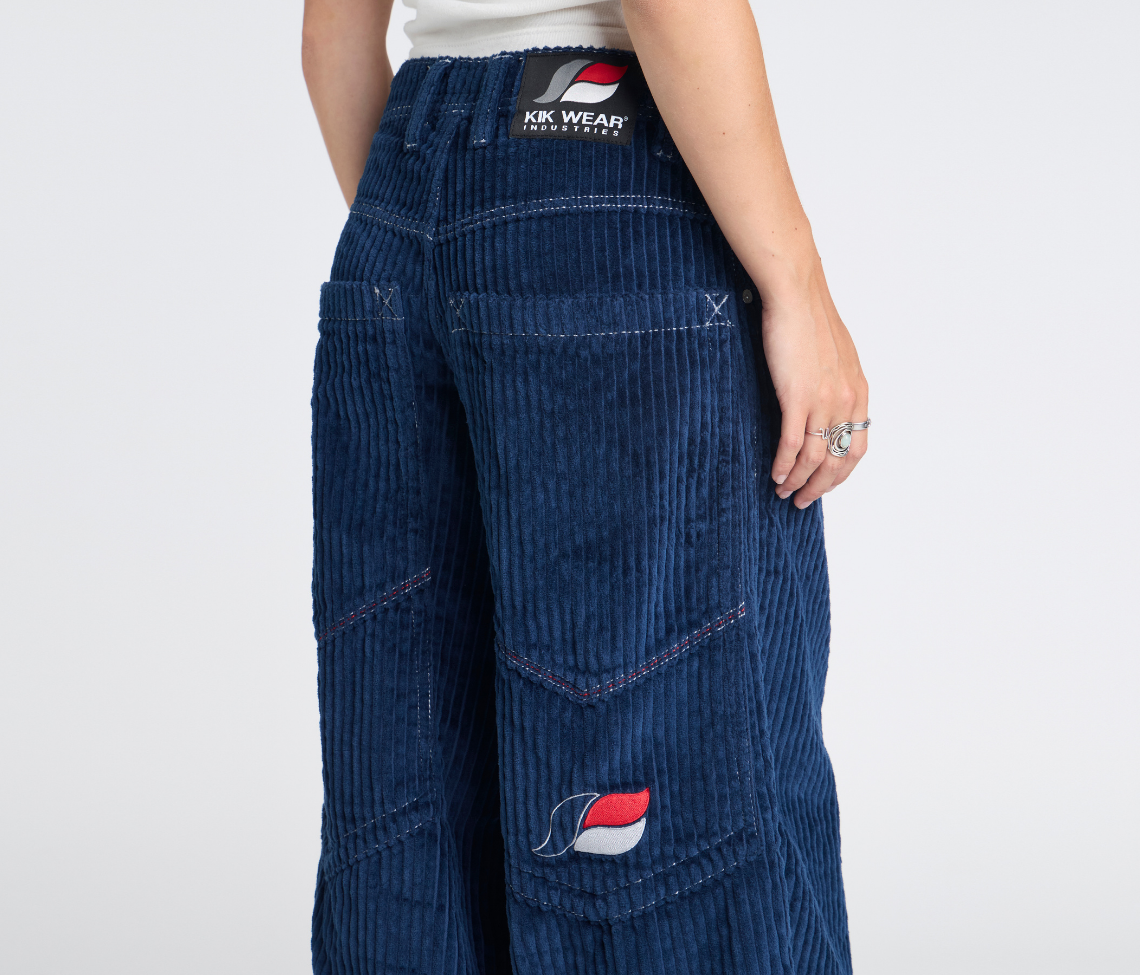 W SUPREME KORDZ 26" 3-WALE CORDUROY NAVY