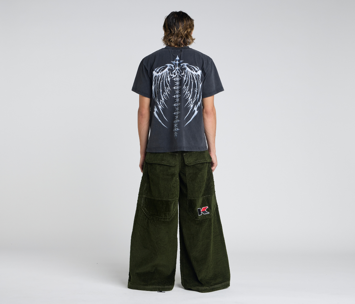 KING KORDZ 36" 3-WALE CORDUROY ARMY GREEN