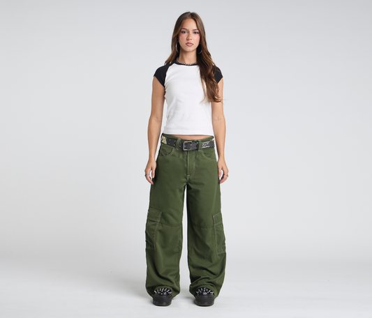 W HYDRO CHILL MICROSUEDE CARGO 23" ARMY GREEN