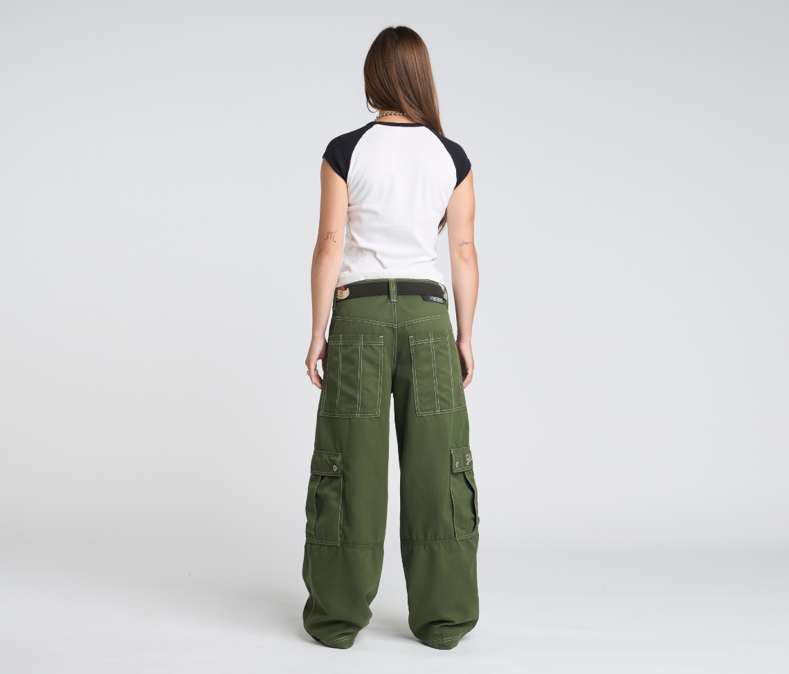 W HYDRO CHILL MICROSUEDE CARGO 23" ARMY GREEN