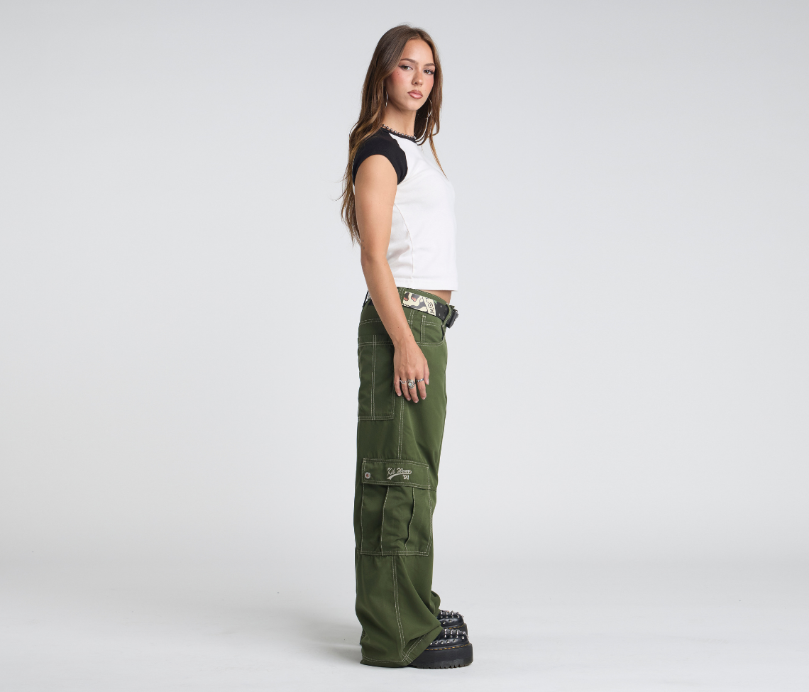 W HYDRO CHILL MICROSUEDE CARGO 23" ARMY GREEN