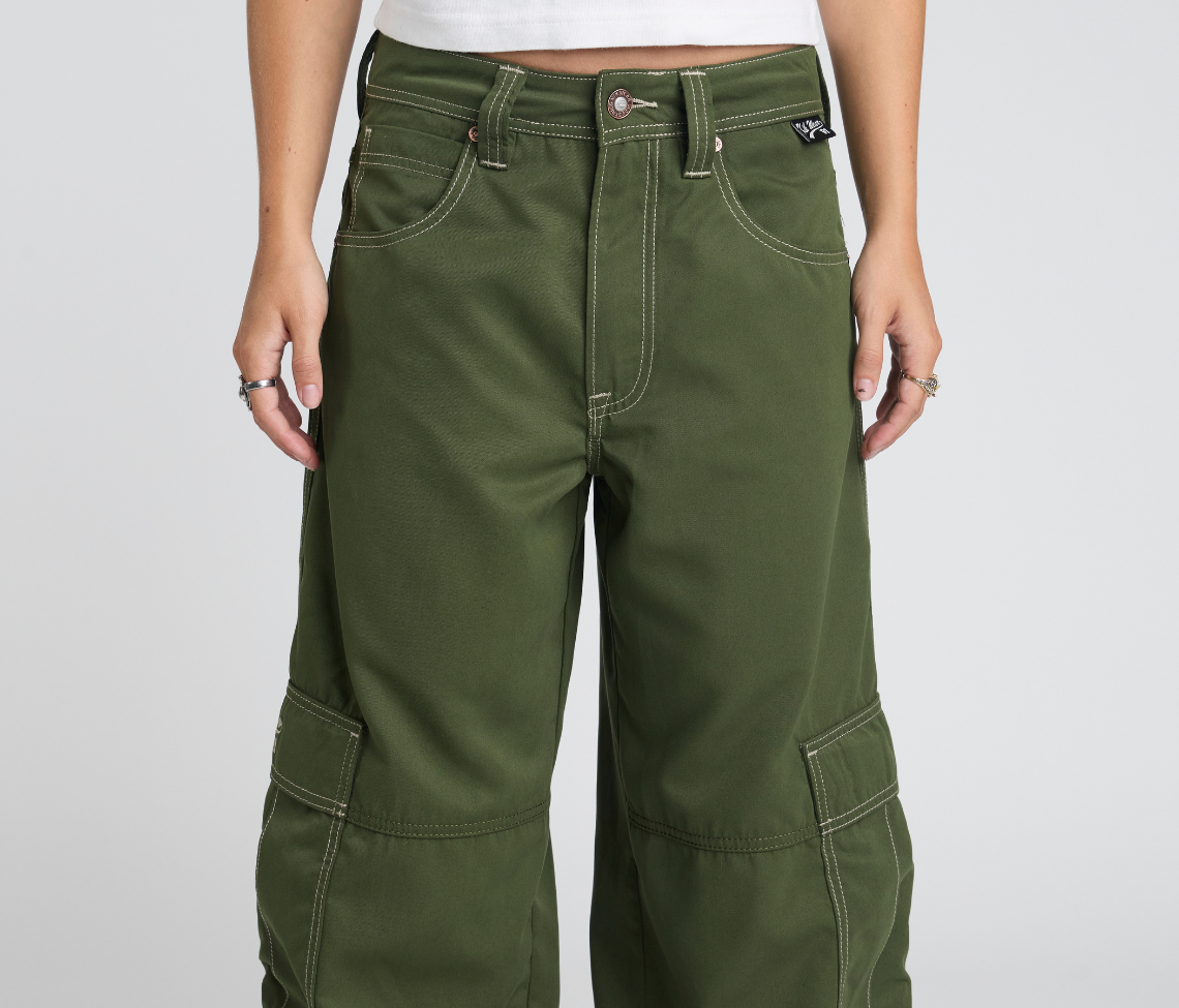 W HYDRO CHILL MICROSUEDE CARGO 23" ARMY GREEN
