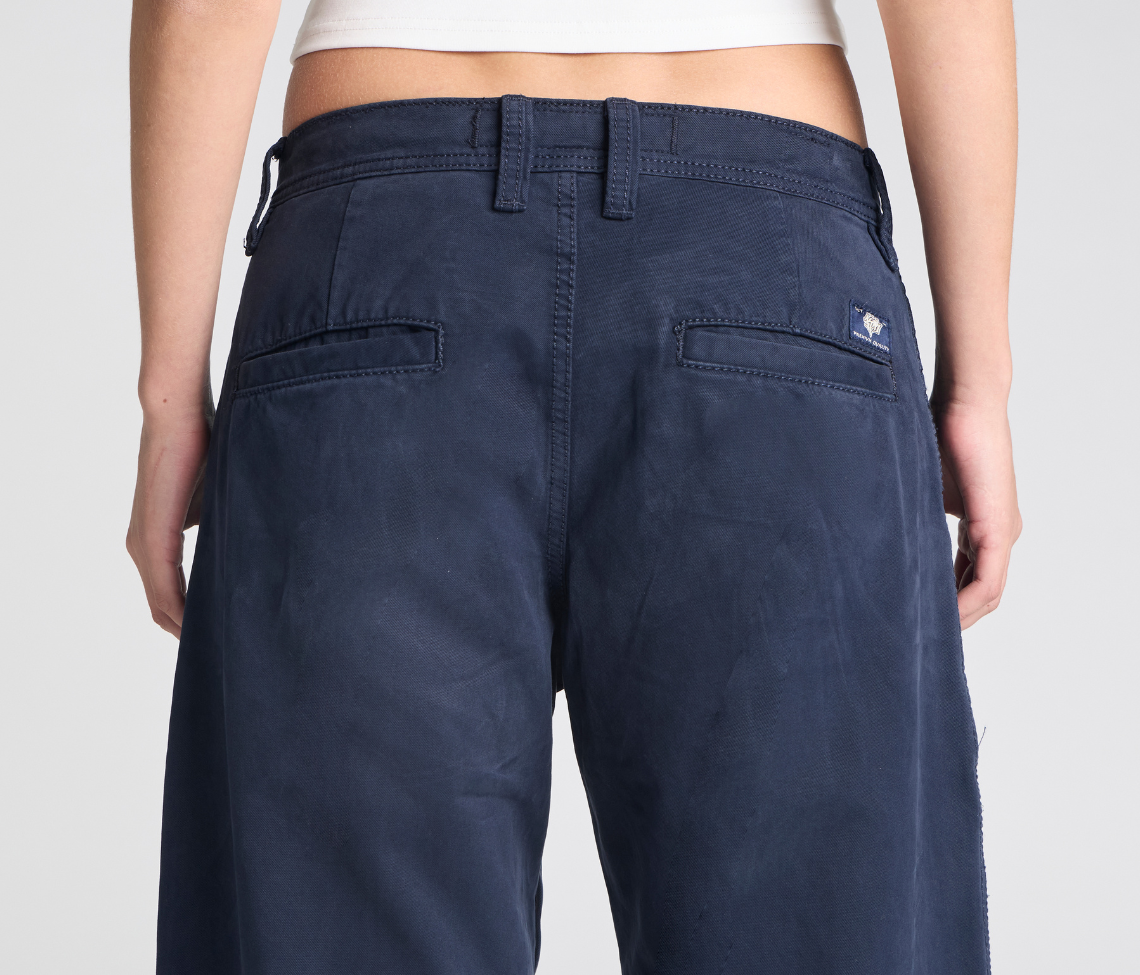W OLD SKOOL 24" NAVY CHINO