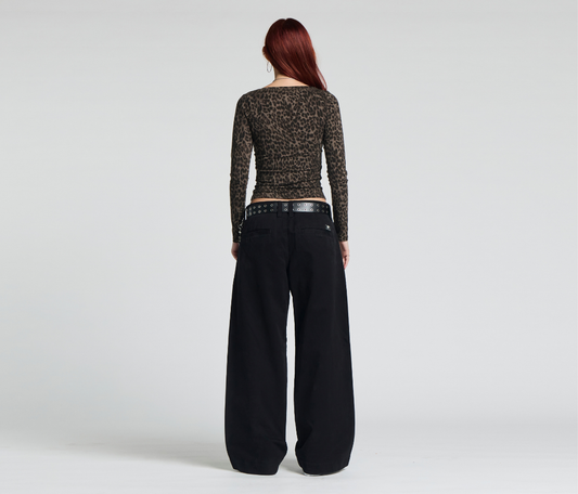 W OLD SKOOL 24" BLACK CHINO