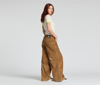 W SUPREME KORDZ 26" 3-WALE CORDUROY TOBACCO