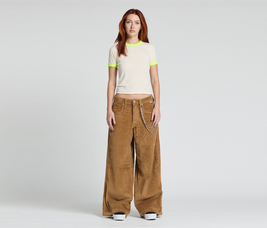 W SUPREME KORDZ 26" 3-WALE CORDUROY TOBACCO