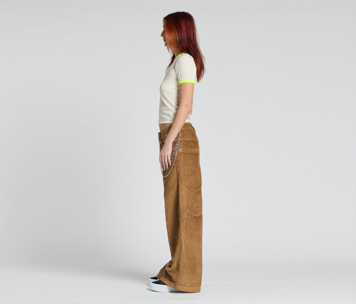 W SUPREME KORDZ 26" 3-WALE CORDUROY TOBACCO