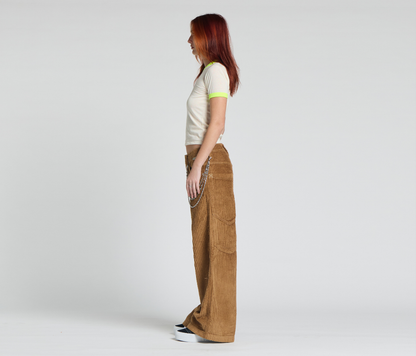 W SUPREME KORDZ 26" 3-WALE CORDUROY TOBACCO
