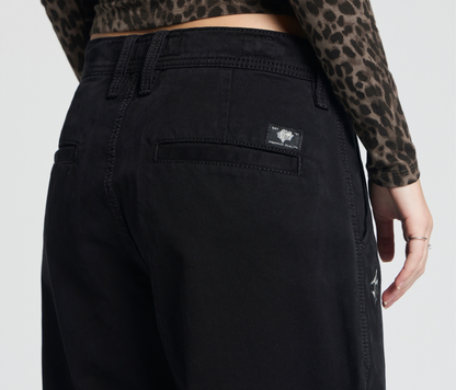 W OLD SKOOL 24" BLACK CHINO