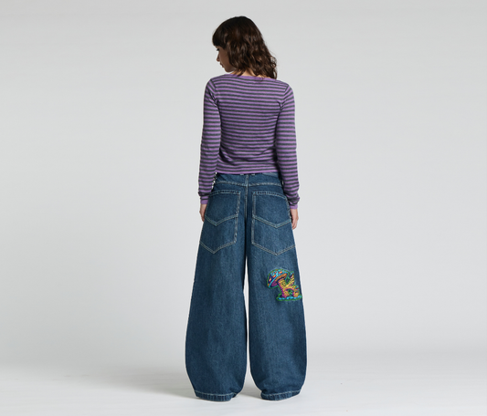 W SUPREME MAGIC MUSHROOM 26" AZUL DARK WASH