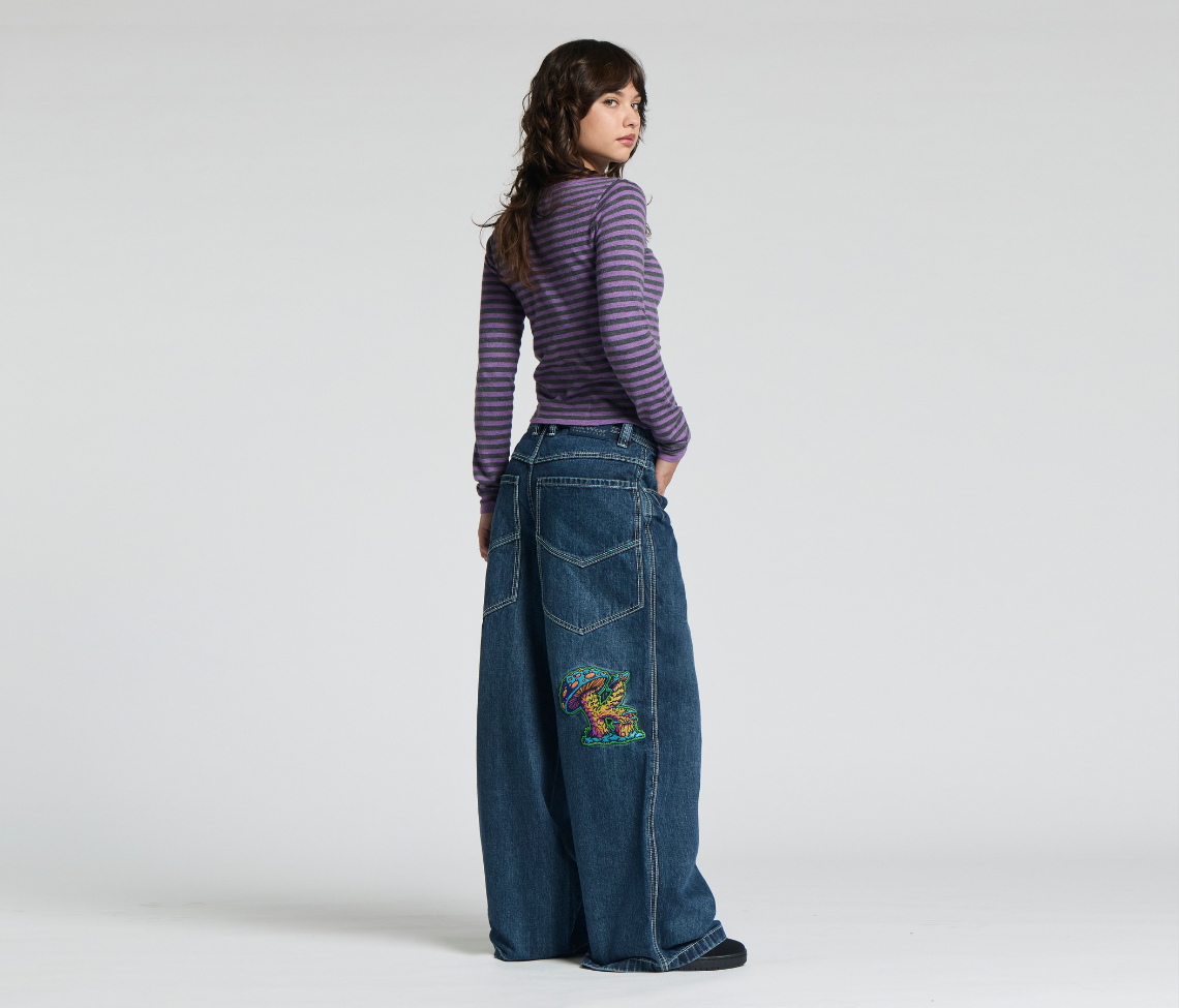 W SUPREME MAGIC MUSHROOM 26" AZUL DARK WASH