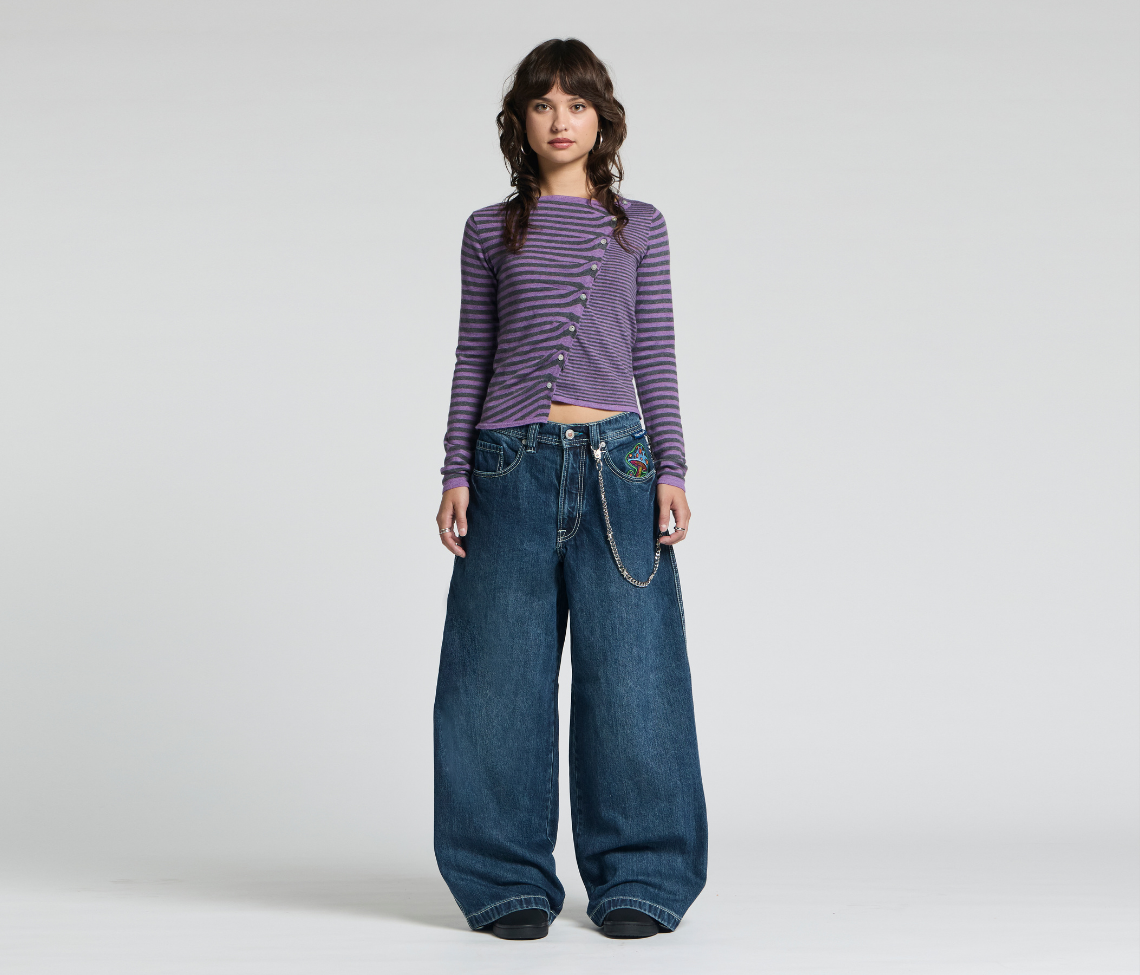 W SUPREME MAGIC MUSHROOM 26" AZUL DARK WASH