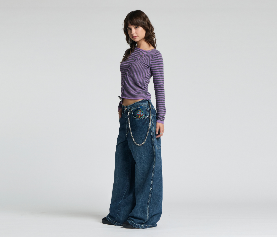 W SUPREME MAGIC MUSHROOM 26" AZUL DARK WASH