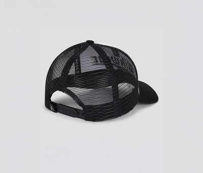 OLD ENGLISH DENIM TRUCKER CAP WHITE