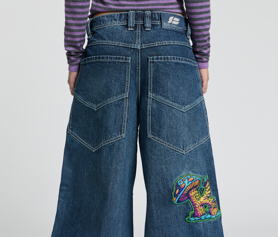 W SUPREME MAGIC MUSHROOM 26" AZUL DARK WASH