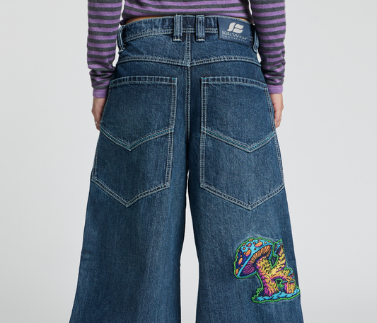 W SUPREME MAGIC MUSHROOM 26" AZUL DARK WASH