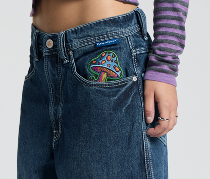 W SUPREME MAGIC MUSHROOM 26" AZUL DARK WASH