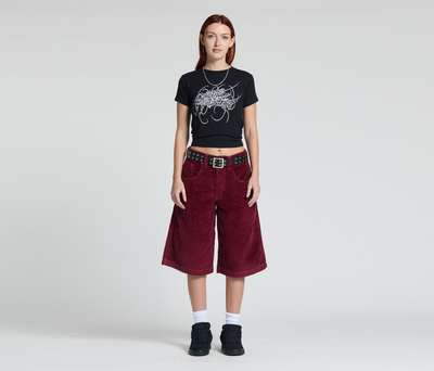 W GRAFFITI CORDUROY SHORT 15