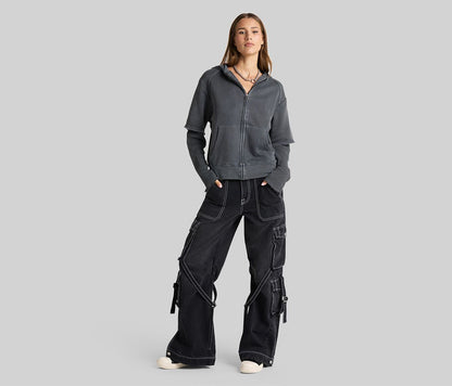 W 2623 90's COMBAT CARGO 23" VINTAGE BLACK