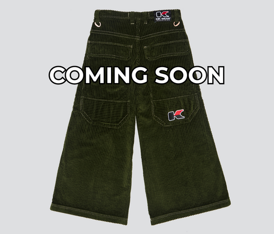 COMING SOON KING KORDZ 36" 3-WALE CORDUROY ARMY GREEN