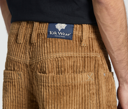 GRAFFITI CORDUROY SHORT 15" INSEAM TOBACCO