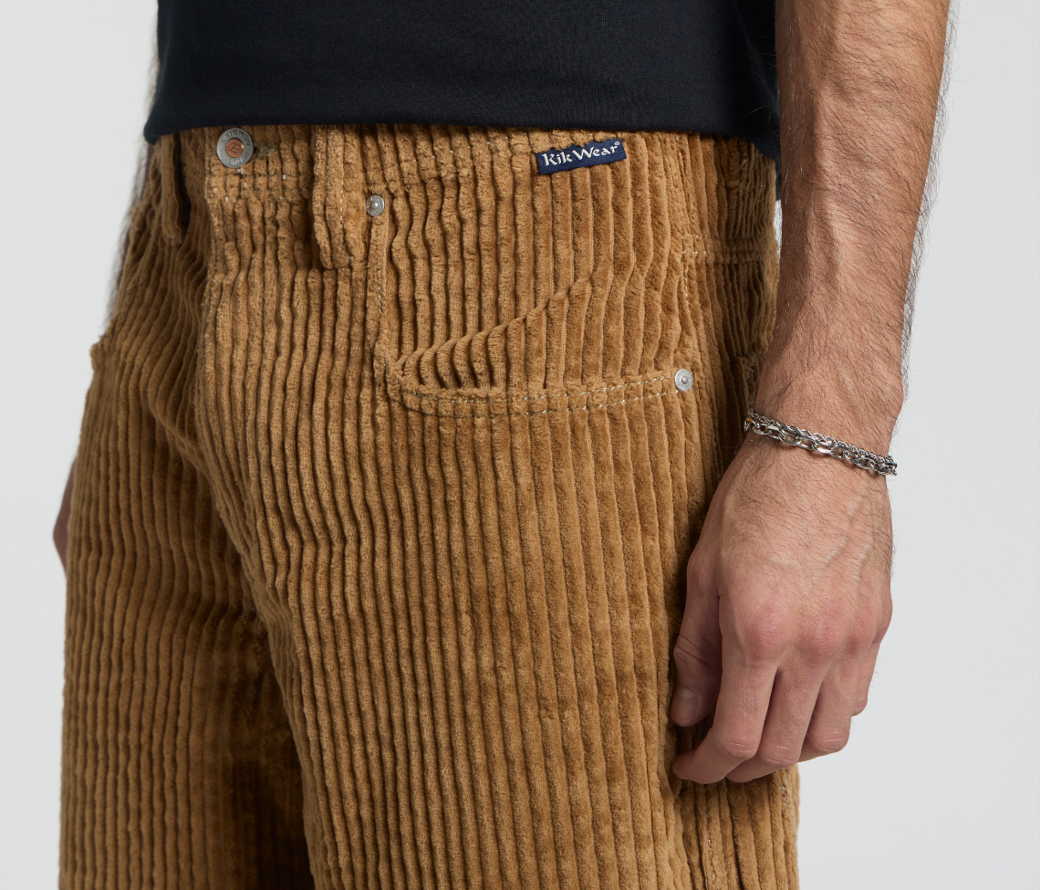 GRAFFITI CORDUROY SHORT 15" INSEAM TOBACCO