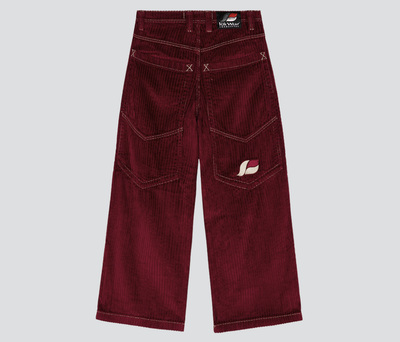 SUPREME KORDZ 26" 3-WALE CORDUROY BURGUNDY