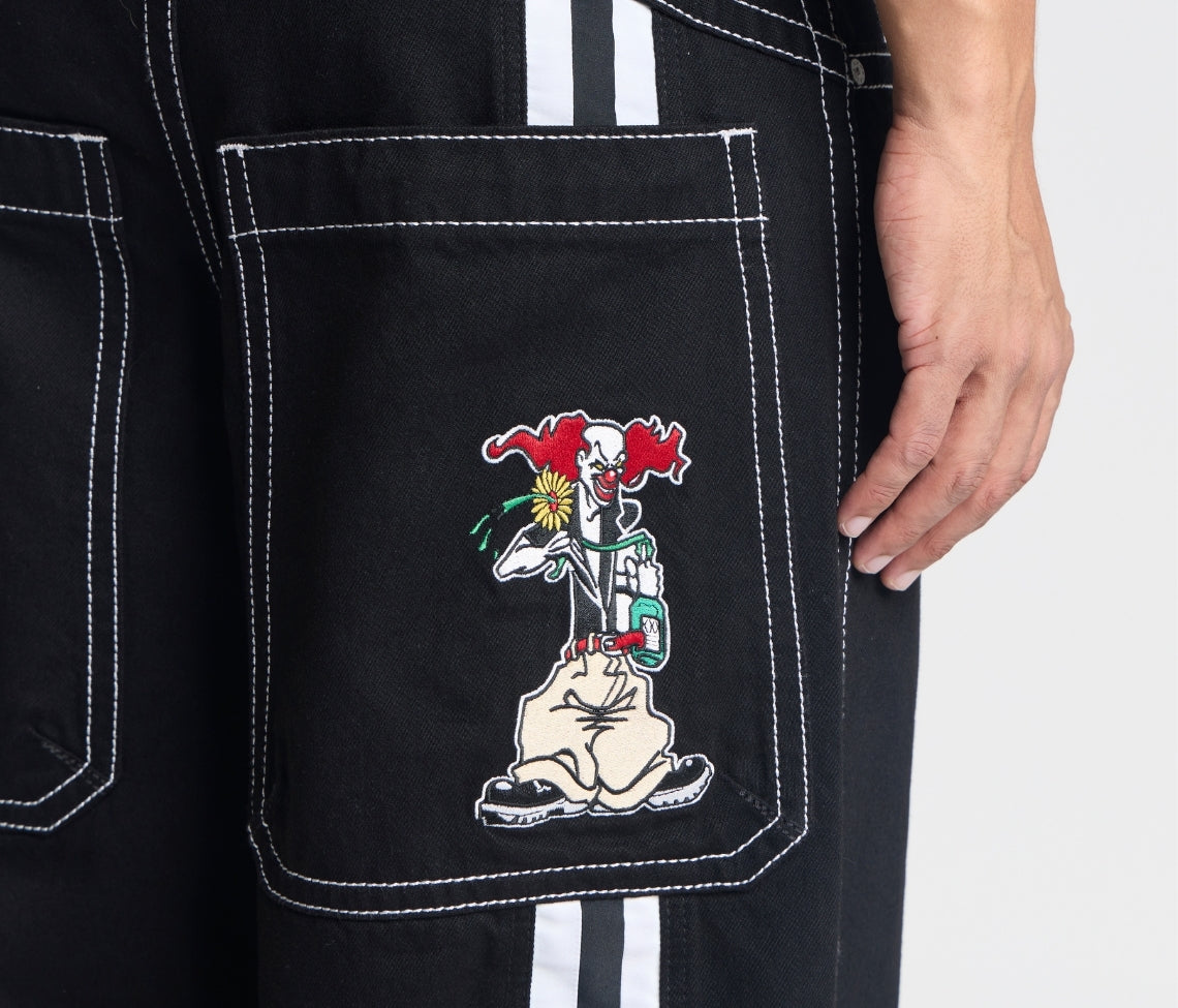 EVIL KLOWN 28" SUPER BLACK RINSE