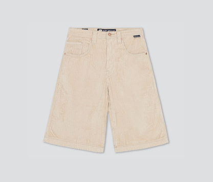GRAFFITI CORDUROY SHORT 15" INSEAM KHAKI