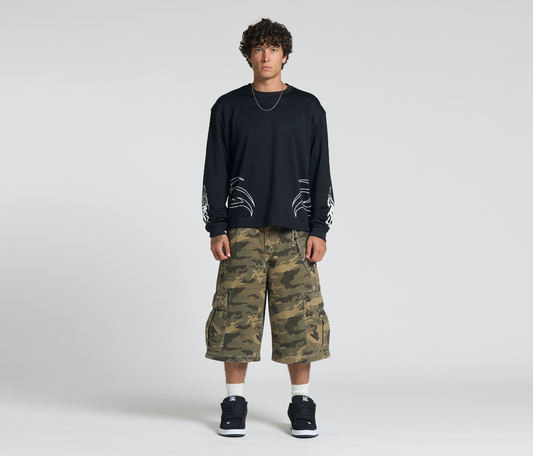 COMBAT CARGO SHORT 15" INSEAM CAMO